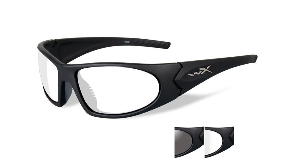 Wiley X Romer III Progressive Prescription Sunglasses, Matte Black Frame-ROMER-III-RXPR