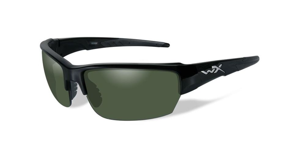 Wiley X Saint Progressive Prescription Sunglasses, Gloss Black Frame, CHSAI04PR
