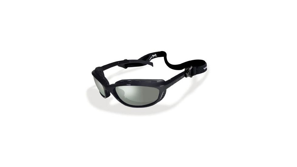 Wiley X JP-2P Polarized Smoke Green / Gloss Black Sunglasses / Goggles