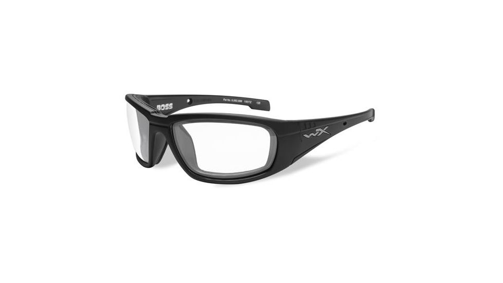 Wiley X WX Boss Progressive Prescription Sunglasses, Matte Black Frame, CCBOS04FPR