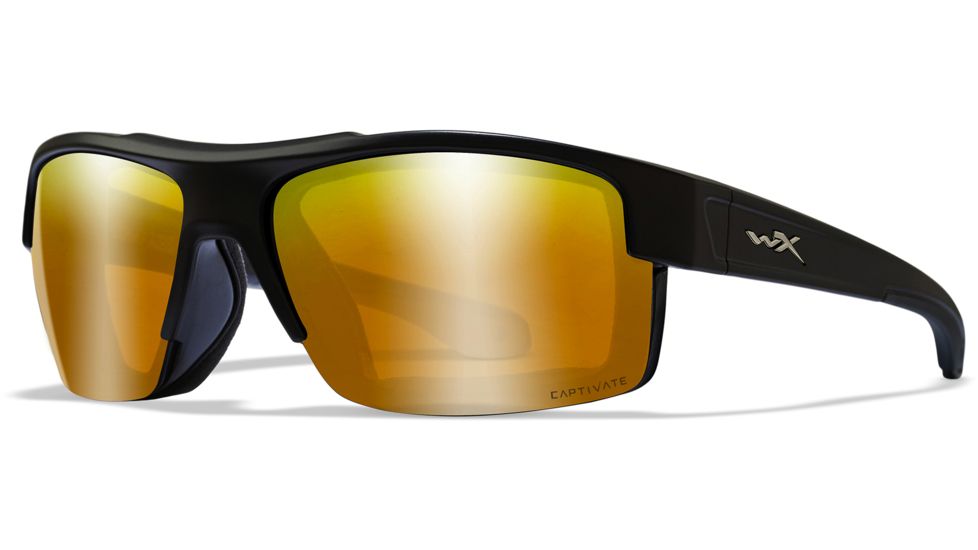 Wiley X WX Compass - Captivate - Polarized Bronze Mirror/ Matte Black Frame,  CCCMP06
