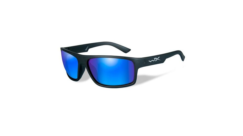 Wiley X WX Peak Bifocal Prescription Sunglasses, Matte Black Frame, ACPEA09FBI