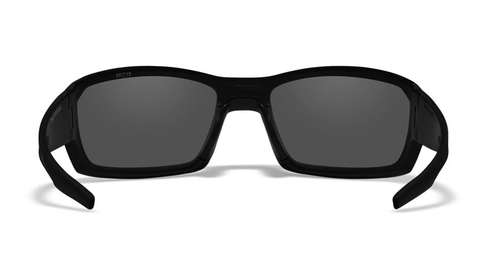 Wiley X WX Rebel Sunglasses, Matte Black Frame, Grey Lens, ACREB01ALT
