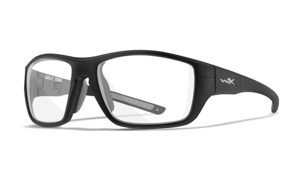Wiley X YF Agile Sunglasses, Matte Black Temples, YFGIL01T