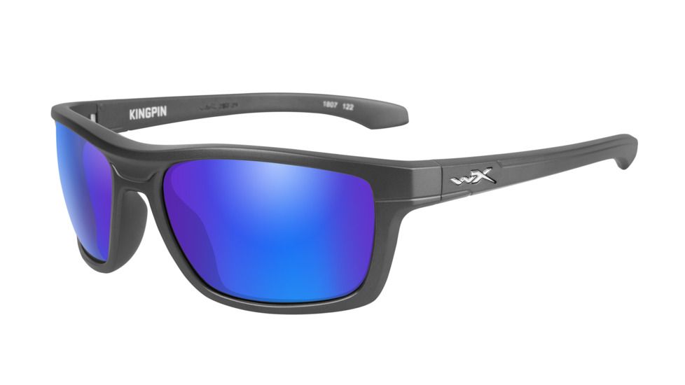 Wiley X Wx Kingpin Blue Mirror Lens, BLUE MIRROR ACKNG09