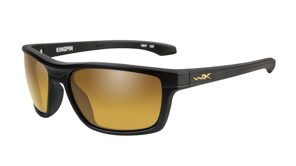 Wiley X Wx Kingpin Venice Gold Lens, VENICE GOLD MIRROR ACKNG04