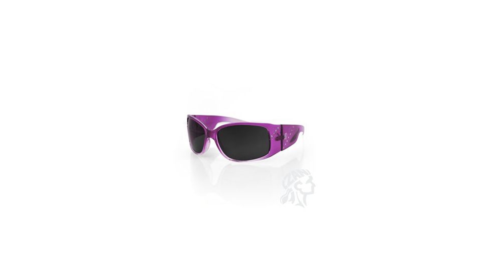 Zan Headgear Boise Sunglass, Smoked Lens, Pink Crystal Sunglass EZBE03