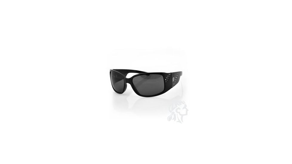 Zan Headgear Boise Sunglass, Smoked Lens, Shiny Black Frame EZBE01
