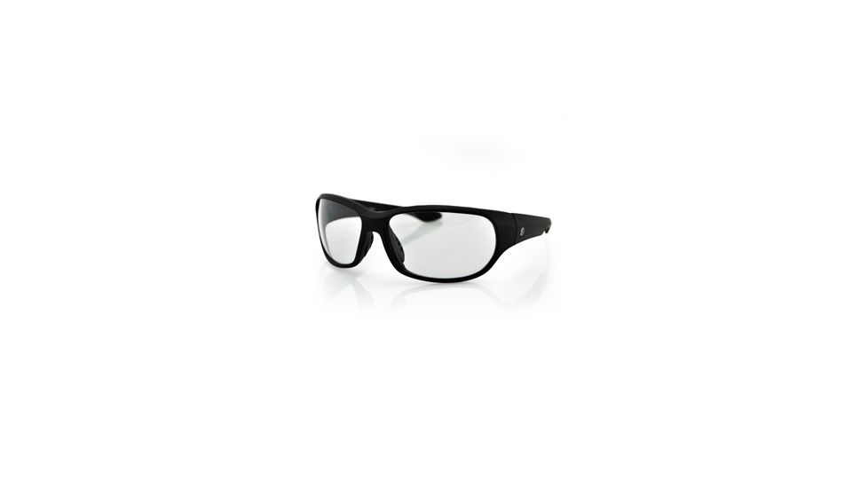 Zan Headgear New Jersey Sunglass, Matte Black Frame, Clear Lens EZNJ01C