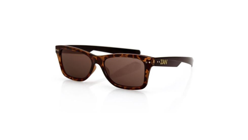 Zanheadgear Trendster Sunglass,Tortoise/Black Frame,Brown Lense, Brown, One Size Fits Most EZTN02
