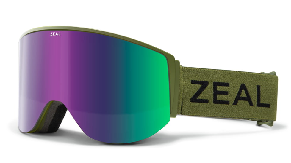 Zeal Optics Beacon Goggles, Polarized Jade Lens, Fern Frame, Medium, 11774