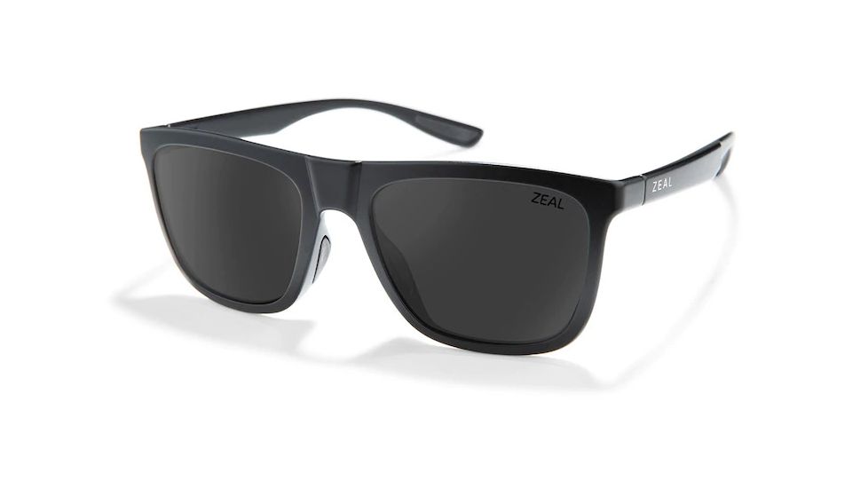 Zeal Optics Boone - Polarized, Color - Matte Black, Lens Color - Dark Grey, 11655