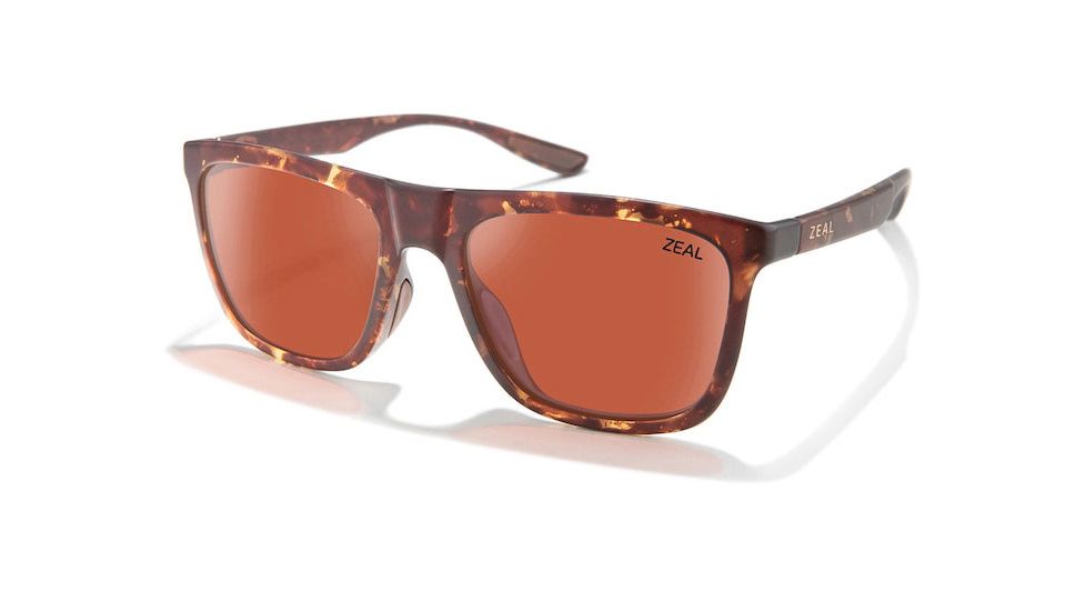 Zeal Optics Boone - Polarized, Color - Matte Tortoise, Lens Color - Rose, 11674