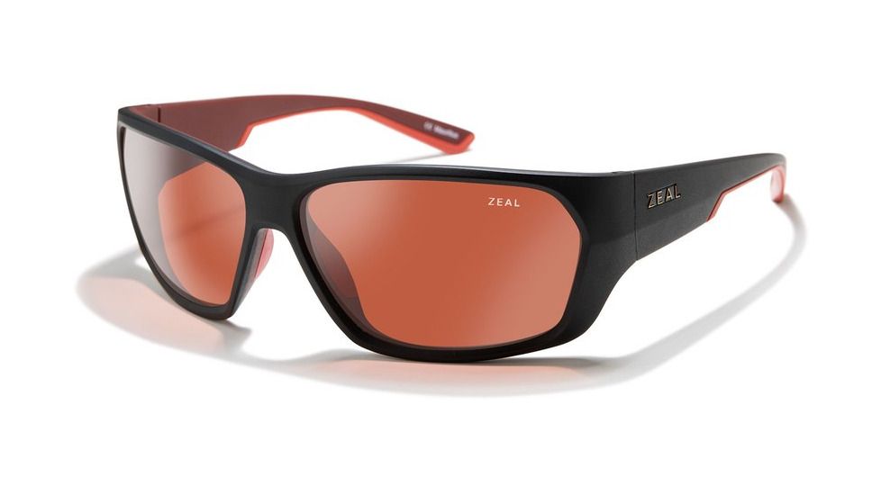 Zeal Optics Caddis - Polarized, Color - Matte Brick, Lens Color - Rose, 11544