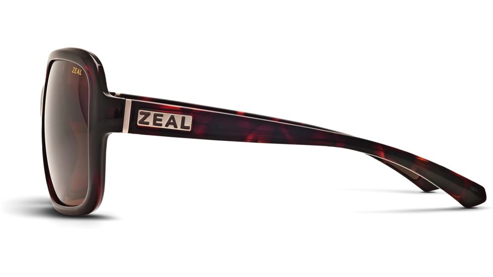Zeal Optics Hadley Womens Sunglasses, Oak Tortoise Frame and Polarized Copper Lens 10412