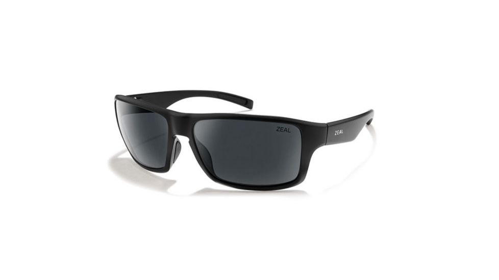 Zeal Optics Incline Polarized Sunglasses, Matte Black 11425