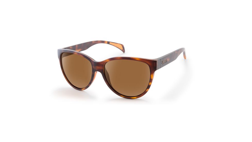 Zeal Optics Isabelle Sunglasses, Matte Tortoise Frame, Ellume Copper Lens, Polarized, 11314