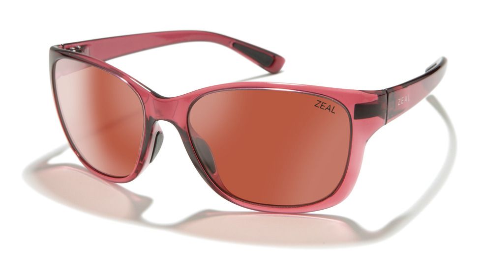 Zeal Optics Magnolia - Polarized, Color - Raspberry, Lens Color - Rose, 11654