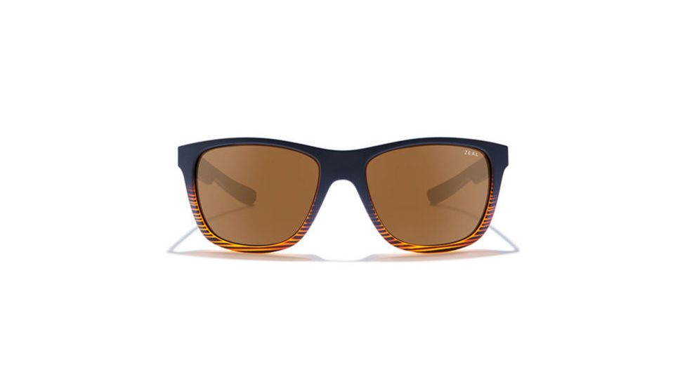 Zeal Optics Radium Polarized Sunglasses, Torched Woodgrain 11434