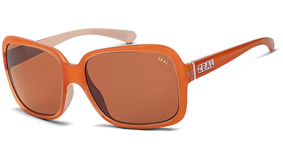 Zeal Optics Zeal Optics Hadley Sunglasses Peaches + Cream Frame, Copper Lenses, Polarized 10520