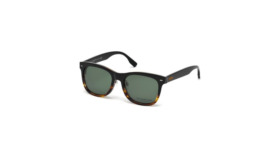 Zegna Couture ZC0001 Sunglasses - Black Frame Color