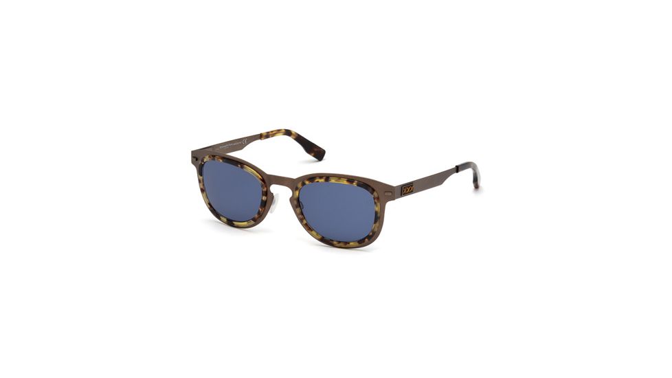 Zegna Couture ZC0007 Sunglasses - Bronze Frame Color