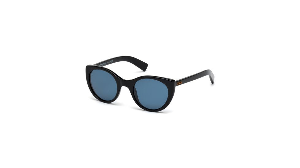 Zegna Couture ZC0009 Sunglasses - Shiny Black Frame Color