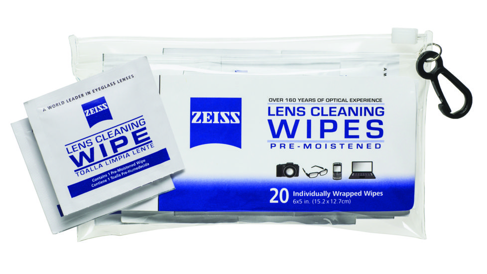 Zeiss 20Ct. Lens Wipes With Pouch 2105 351